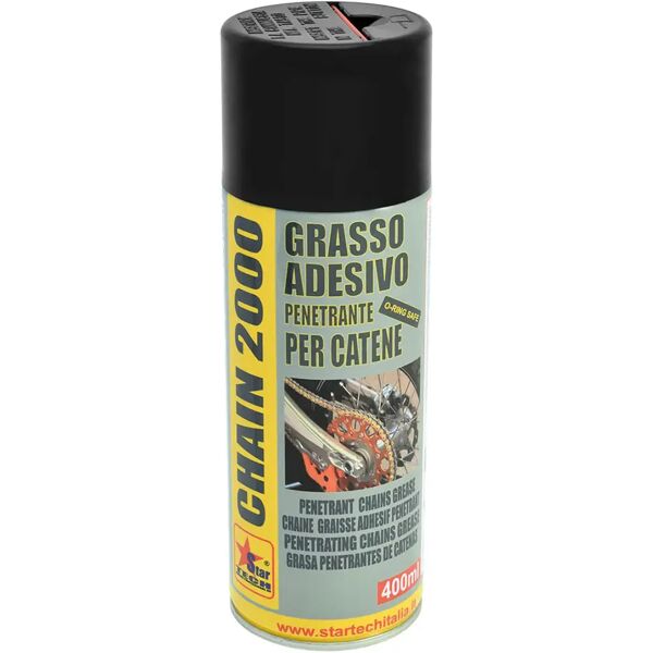 tecnomat grasso adesivo per catene spray 400 ml star-tech chain 2000 penetrante