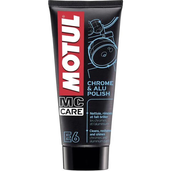 tecnomat pulitore cromature e parti alluminio 100 ml motul e6 - chrome & alu polish