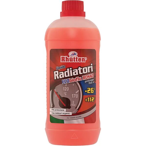 tecnomat liquido radiatore rosso -26° 1 l rhutten pronto uso