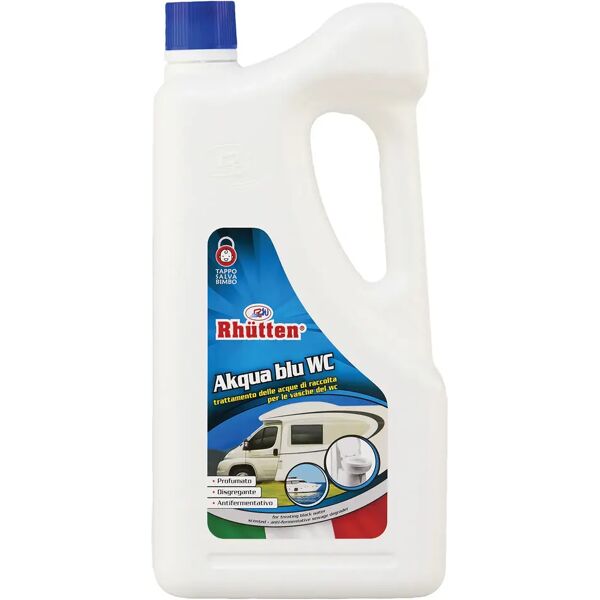 tecnomat liquido trattamento acque nere 2 l akqua blu rhutten nautica e camper