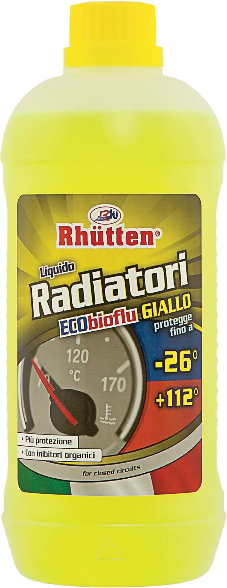 tecnomat liquido radiatore giallo -26° 1 l rhutten pronto uso