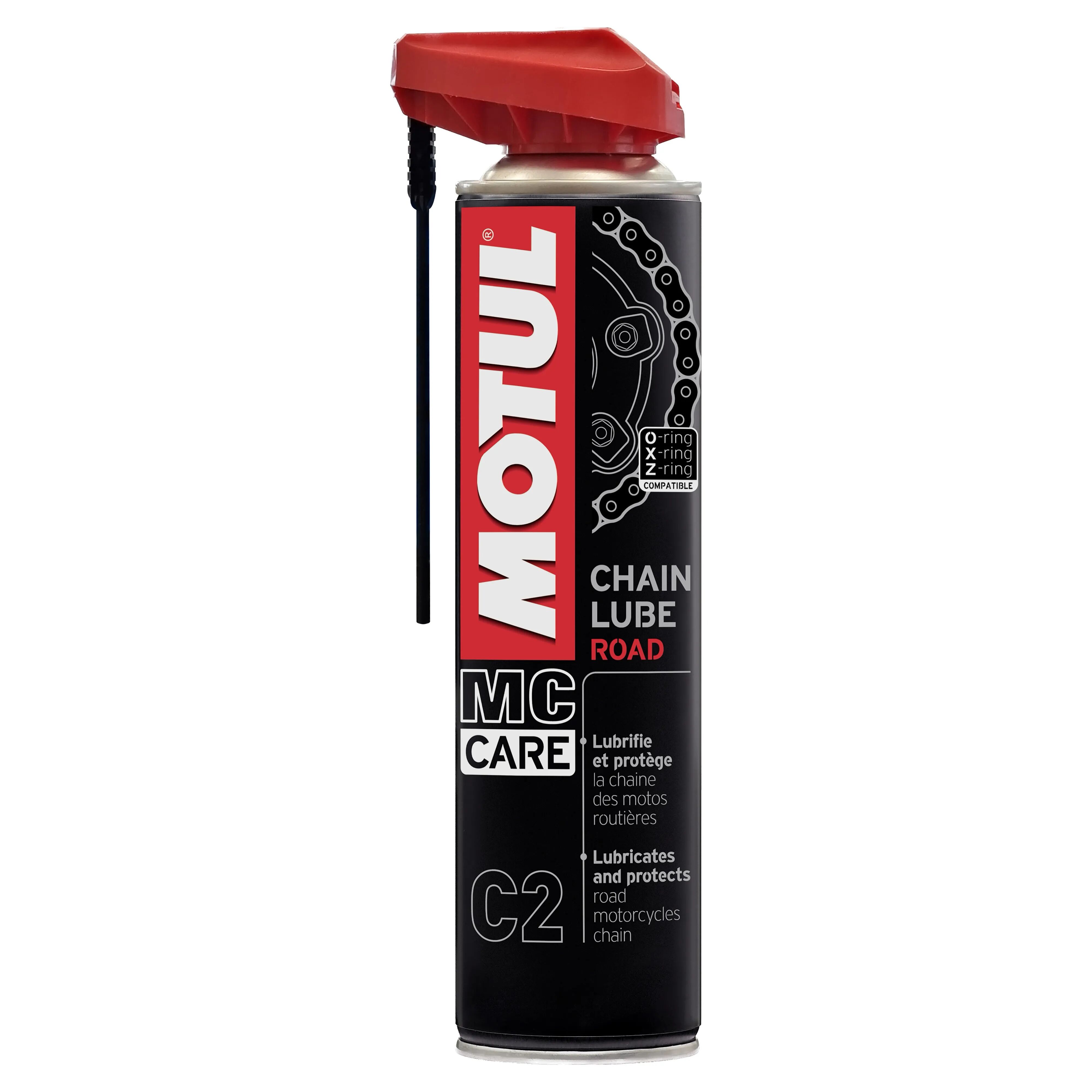 tecnomat lubrificante catene moto da strada c2-chain lube road 400 ml motul