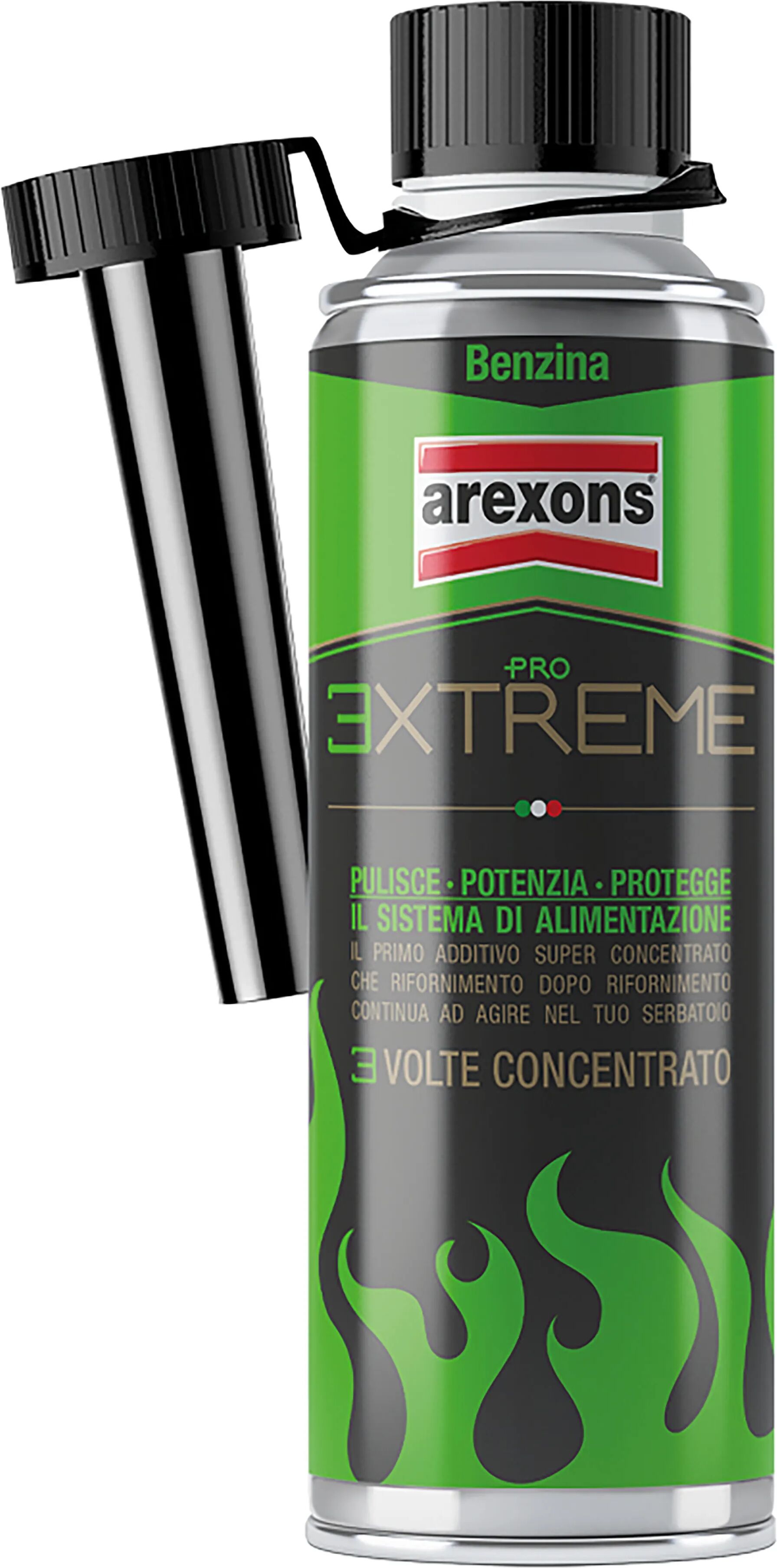 arexons additivo benzina  325 ml pulitore sistema alimentazione pro extreme potenzia e protegge