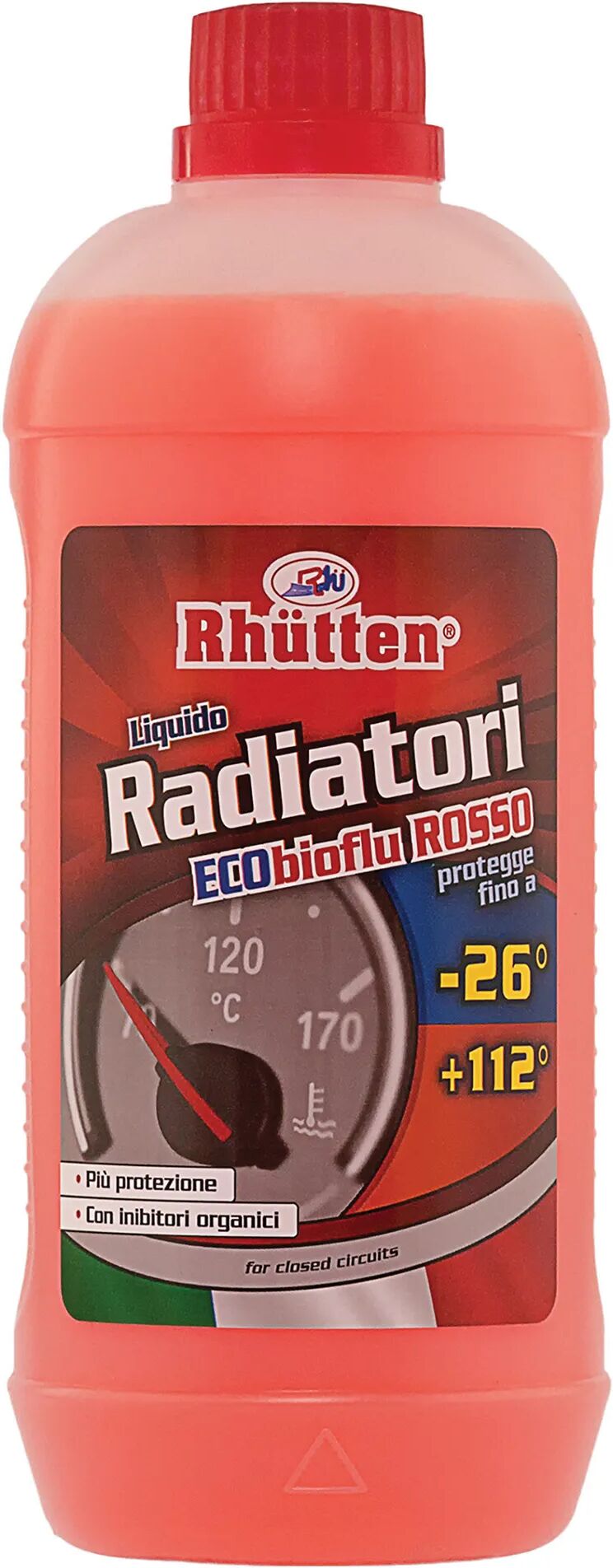 tecnomat liquido radiatore rosso -26° 1 l rhutten pronto uso