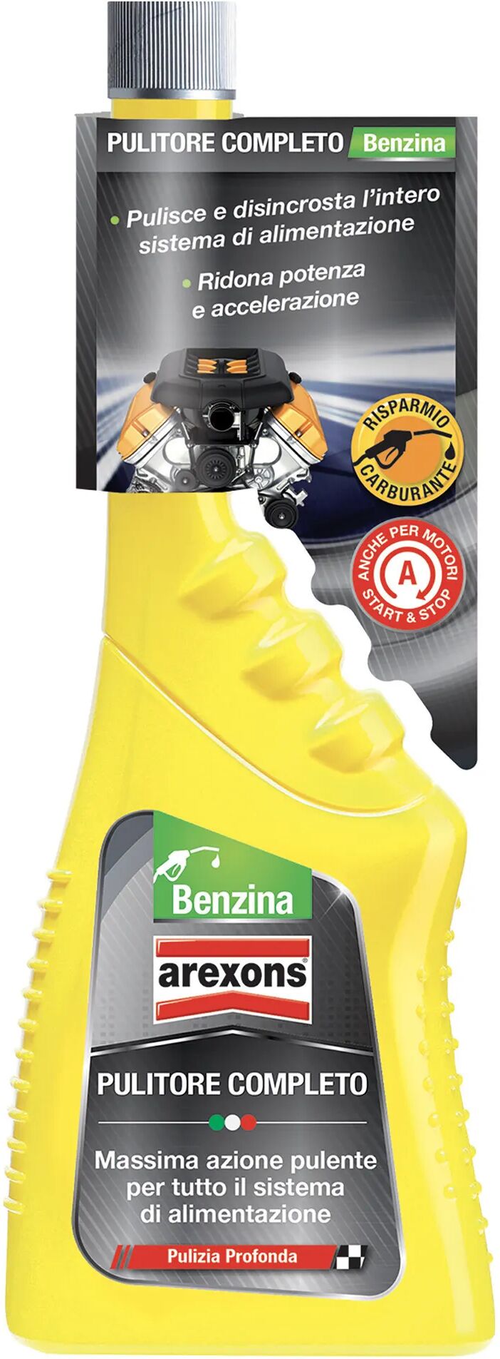 arexons additivo benzina  250 ml pulitore sistema alimentazione pulizia profonda