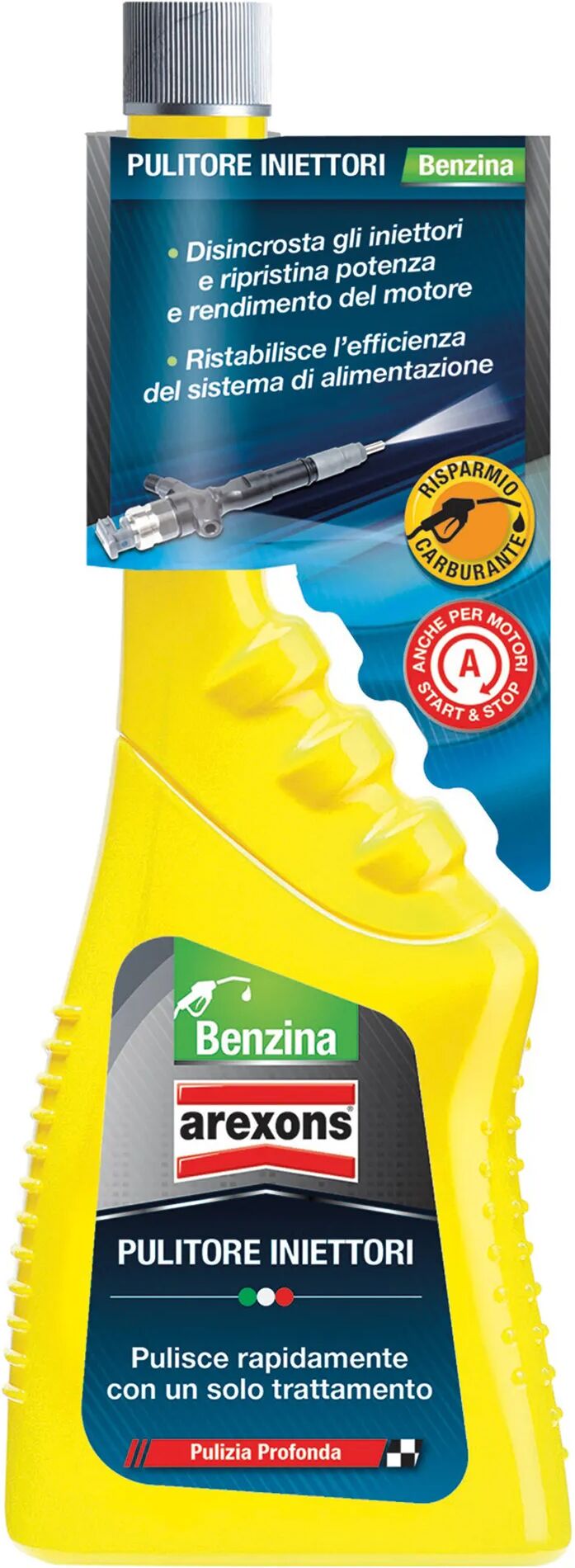 Arexons ADDITIVO BENZINA  250 ml PULITORE INIETTORI PULIZIA PROFONDA