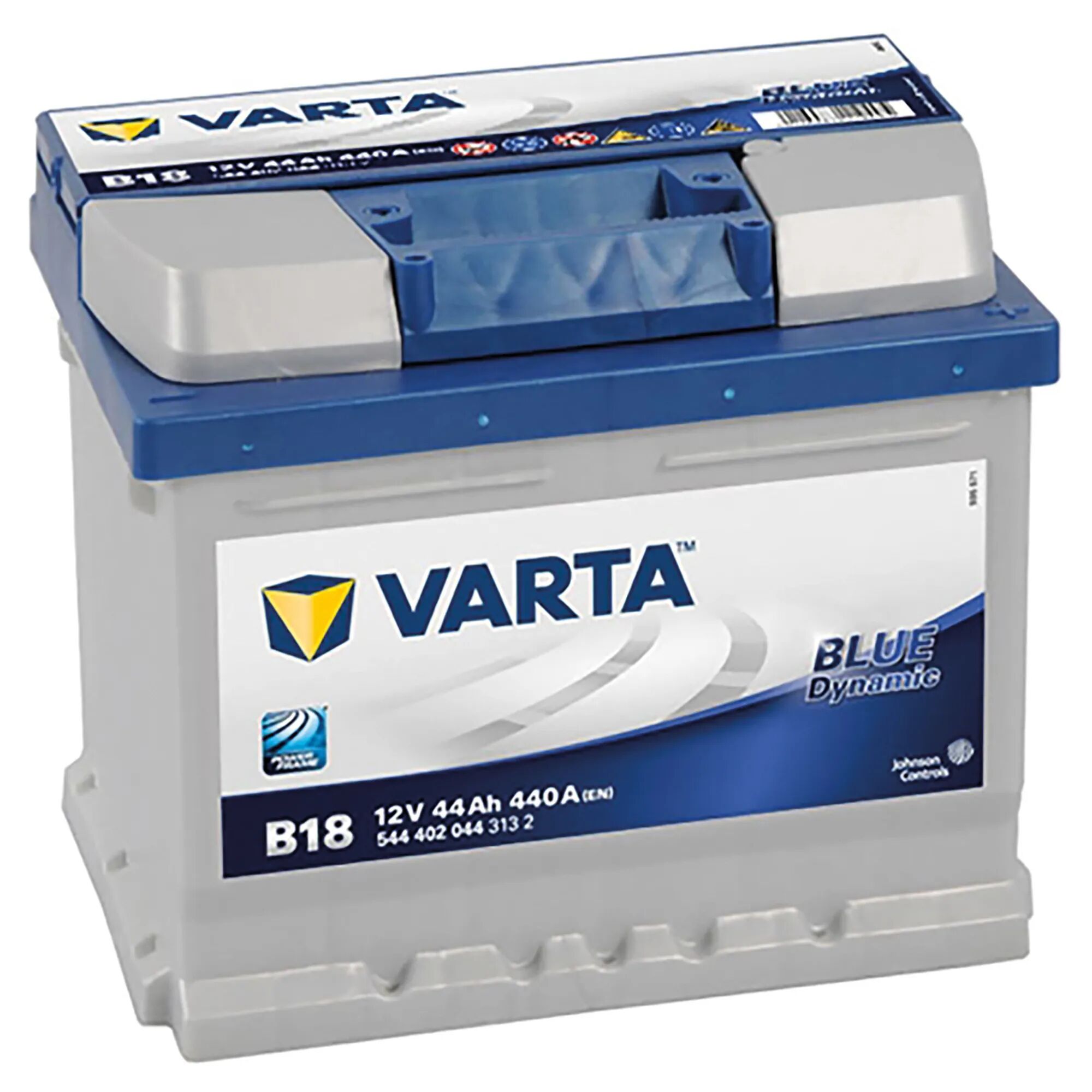 Varta BATTERIA AUTO 44 Ah  SPUNTO 440 A 205x175x175 mm (LxPxH) PESO 11 kg