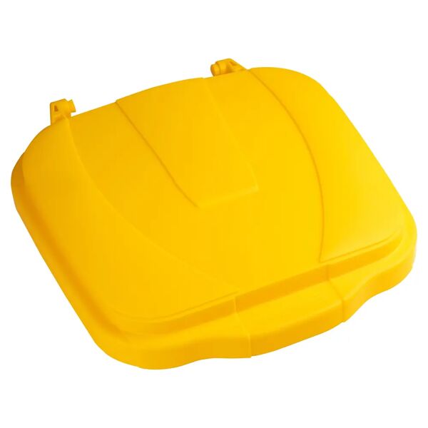 tecnomat coperchio per bidone mobilplastic 100 l giallo