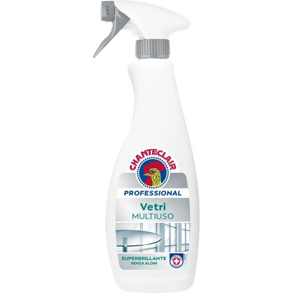 chanteclair detergente vetri  pro 700 ml brillante e senza aloni idoneo protocollo haccp