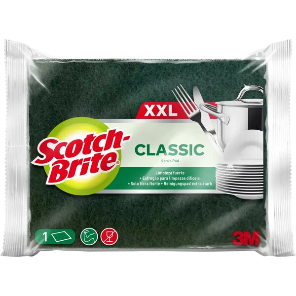 3m spugna scotch brite classic xxl spugna gialla e fibra verde misura xxl 6 pezzi