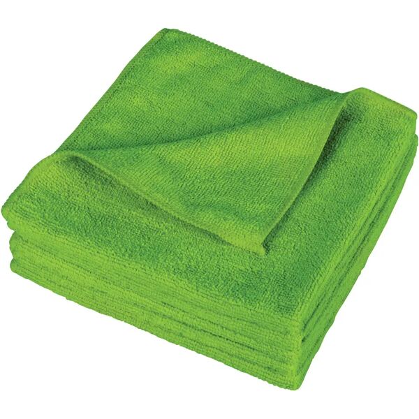 tecnomat panno mikrofibra multiuso 40x40 cm verde professional 5 pezzi