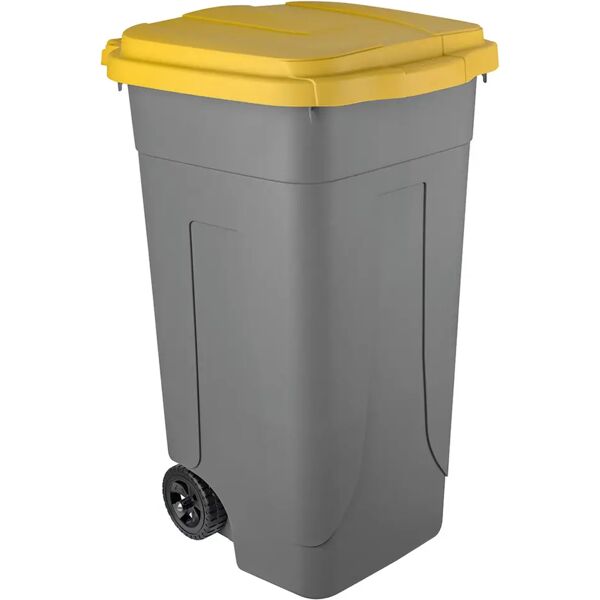 tecnomat coperchio per bidone mobilplastic 80 l giallo