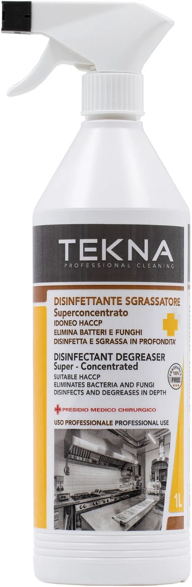 tecnomat sgrassatore disinfettante tekna 1 l con trigger presidio medico chirurgico