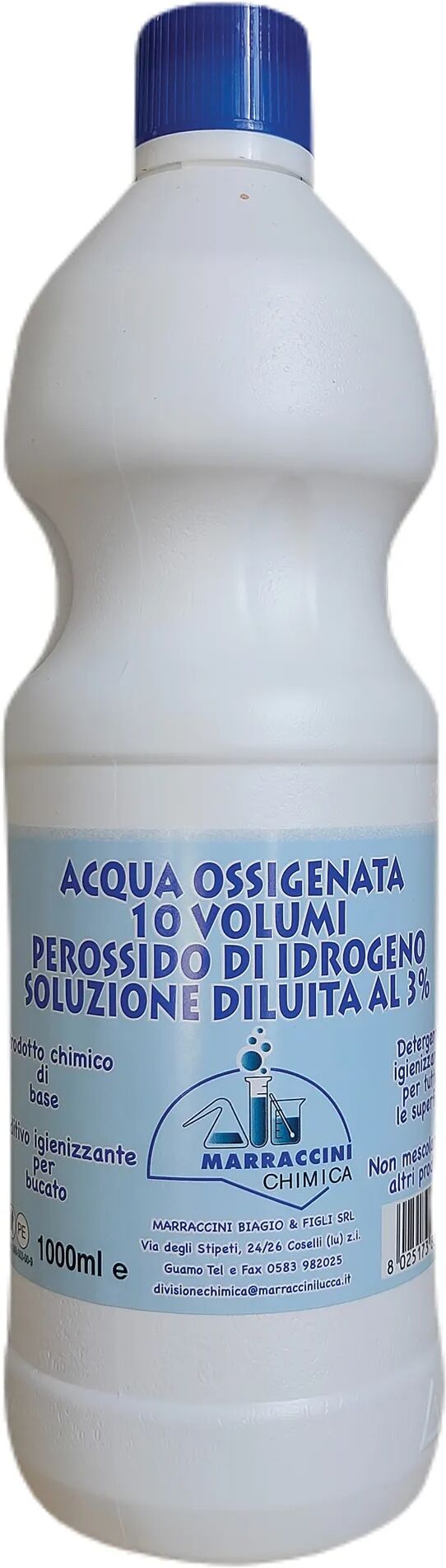 tecnomat acqua ossigenata 1 l 10 volumi igienizzante per superfici e bucato