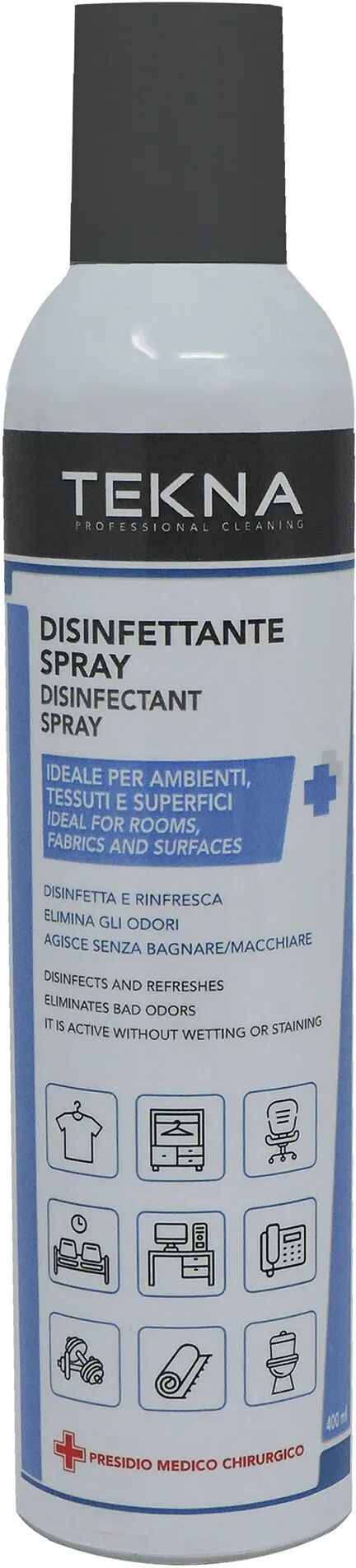 tecnomat spray disinfettante tekna 400 ml per ambienti e superfici presidio medico chirurgico