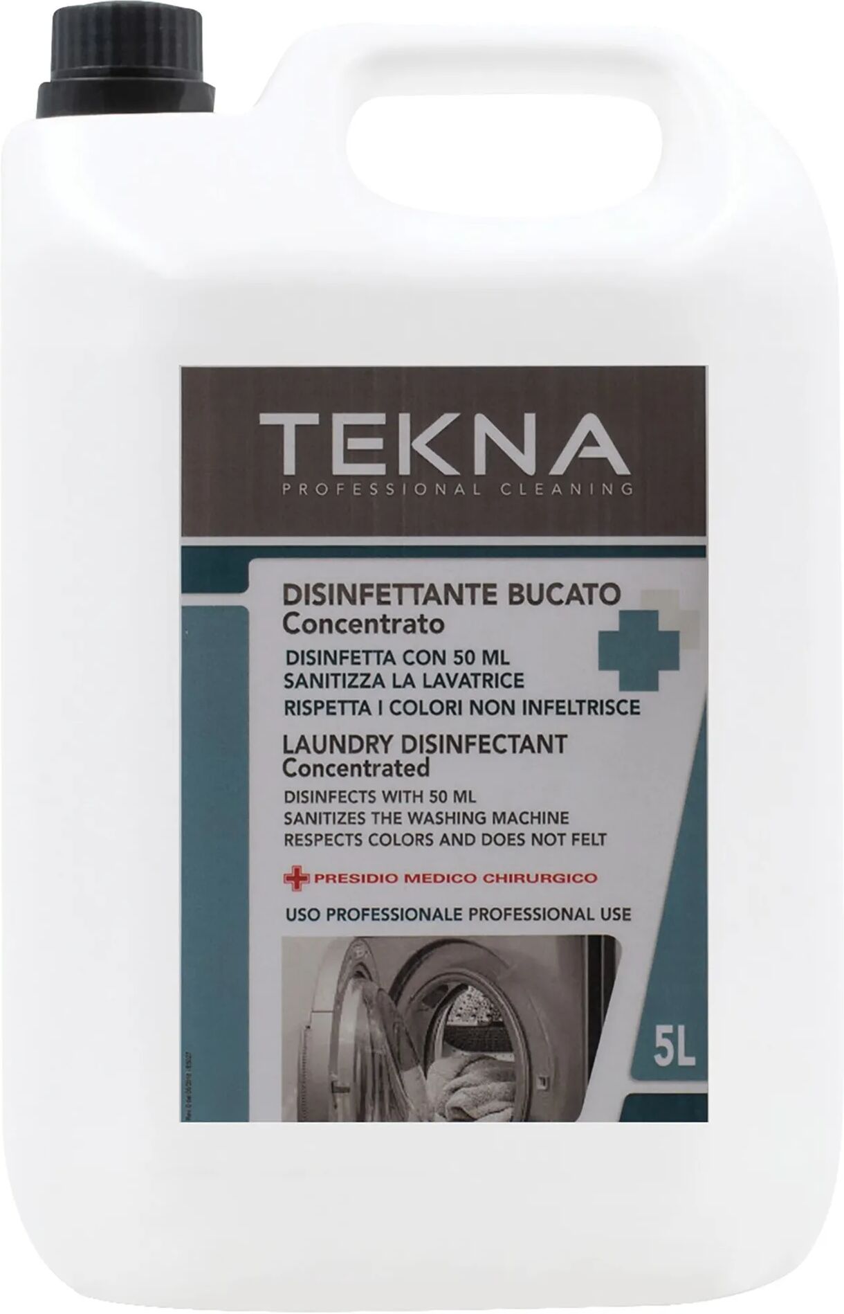 tecnomat disinfettante bucato tekna 5 l per bianchi e colorati presidio medico chirurgico