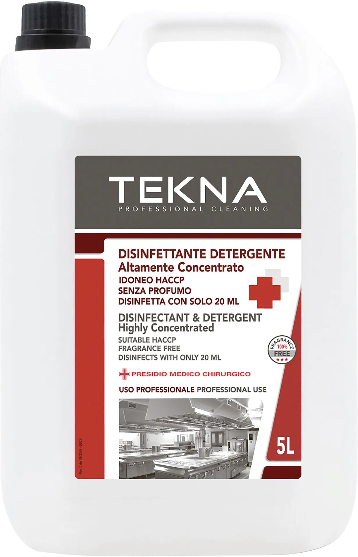 tecnomat disinfettante detergente tekna 5 l altamente concentrato presidio medico chirurgico