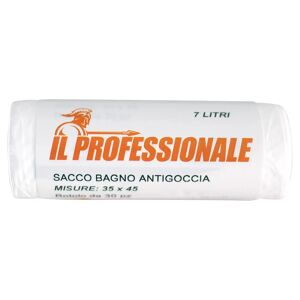 Sacco Pattumiera Bagno Bianco 35x45 Cm 30 Pezzi In Hdpe Antigoccia