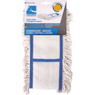 Tecnomat RICAMBIO SCOPA CINZIA STUPENDA 40 cm IN COTONE Tecnomat RICAMBIO SCOPA CINZIA STUPENDA 40 cm IN COTONE