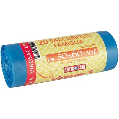 Tecnomat SACCO AZZURRO VIROSAC 50x60 cm 30 l IN HDPE ROTOLO DA 20 PEZZI Tecnomat SACCO AZZURRO VIROSAC 50x60 cm 30 l IN HDPE ROTOLO DA 20 PEZZI