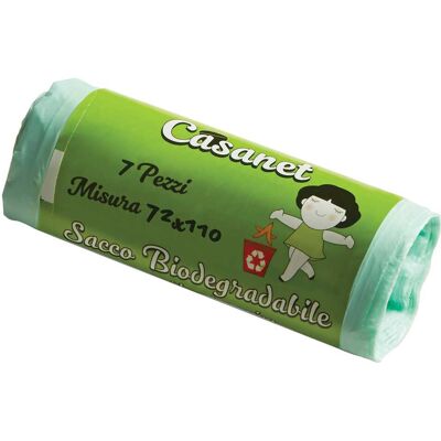 Tecnomat SACCO BIODEGRADABILE ELEPACKING 72x110cm ROTOLO DA 7 pz Tecnomat SACCO BIODEGRADABILE ELEPACKING 72x110cm ROTOLO DA 7 pz