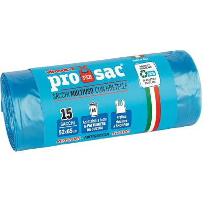 Tecnomat SACCO PROFUMATO AZZURRO VIROSAC 52x65 cm 30 l LDPE ROTOLO 15 PEZZI FRAGRANZA TALCO Tecnomat SACCO PROFUMATO AZZURRO VIROSAC 52x65 cm 30 l LDPE ROTOLO 15 PEZZI FRAGRANZA TALCO