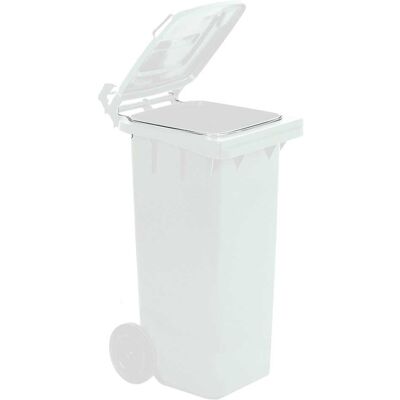 Tecnomat BIDONE CARRELLATO MOBILPLASTIC 120 l BIANCO CON COPERCHIO Tecnomat BIDONE CARRELLATO MOBILPLASTIC 120 l BIANCO CON COPERCHIO