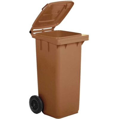 Tecnomat BIDONE CARRELLATO MOBILPLASTIC 120 l BRUNO CON COPERCHIO Tecnomat BIDONE CARRELLATO MOBILPLASTIC 120 l BRUNO CON COPERCHIO
