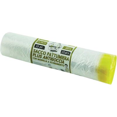 Ilprofessionale SACCO NEUTRO 70x75 cm 15 pz PER EC28/35 60 l HDPE ANTIGOCCIA MANIGLIA A SCORRIMENTO Ilprofessionale SACCO NEUTRO 70x75 cm 15 pz PER EC28/35 60 l HDPE ANTIGOCCIA MANIGLIA A SCORRIMENTO