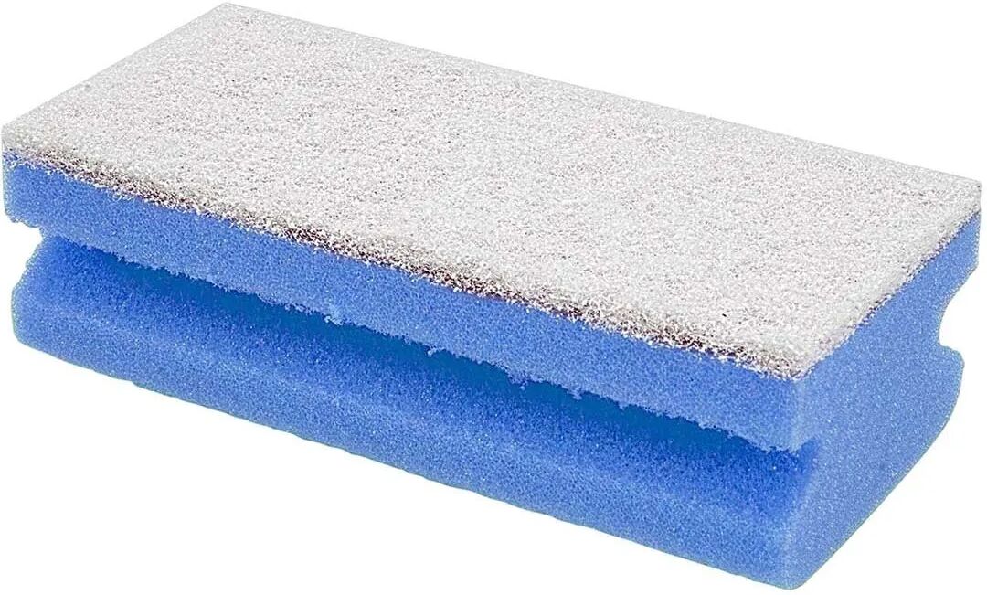 10 Spugne Abrasive Professional Blu Salvamani