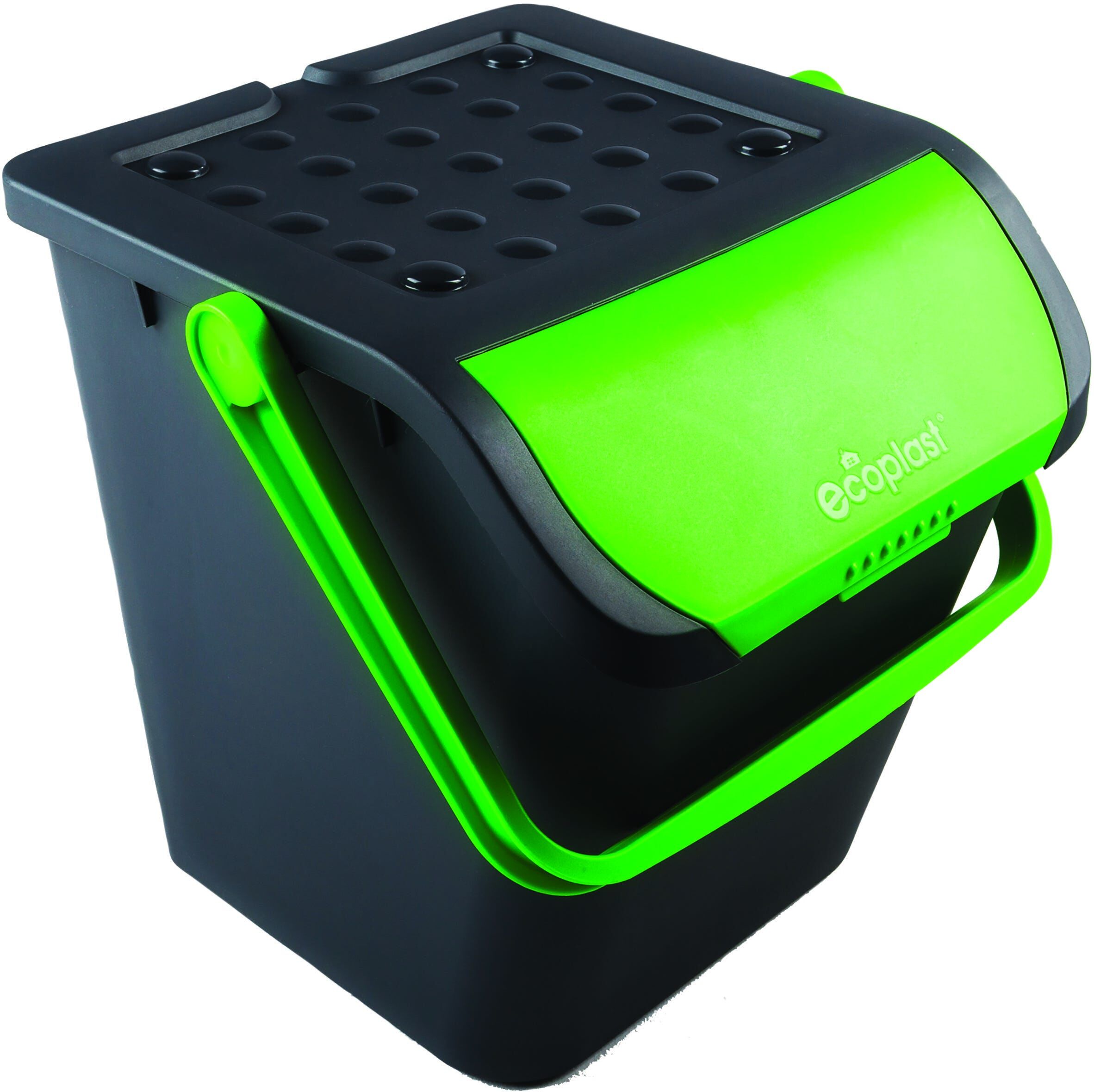 Pattumiera Ecologic 28 L Verde Con Corpo Grigio 380x365 Mm H 370 Mm Pattumiera Ecologic 28 L Verde Con Corpo Grigio 380x365 Mm H 370 Mm