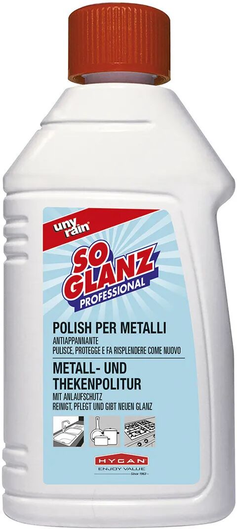 UNYRAIN Polish Per Metalli Soglanz  250m Professionale Pronto Uso