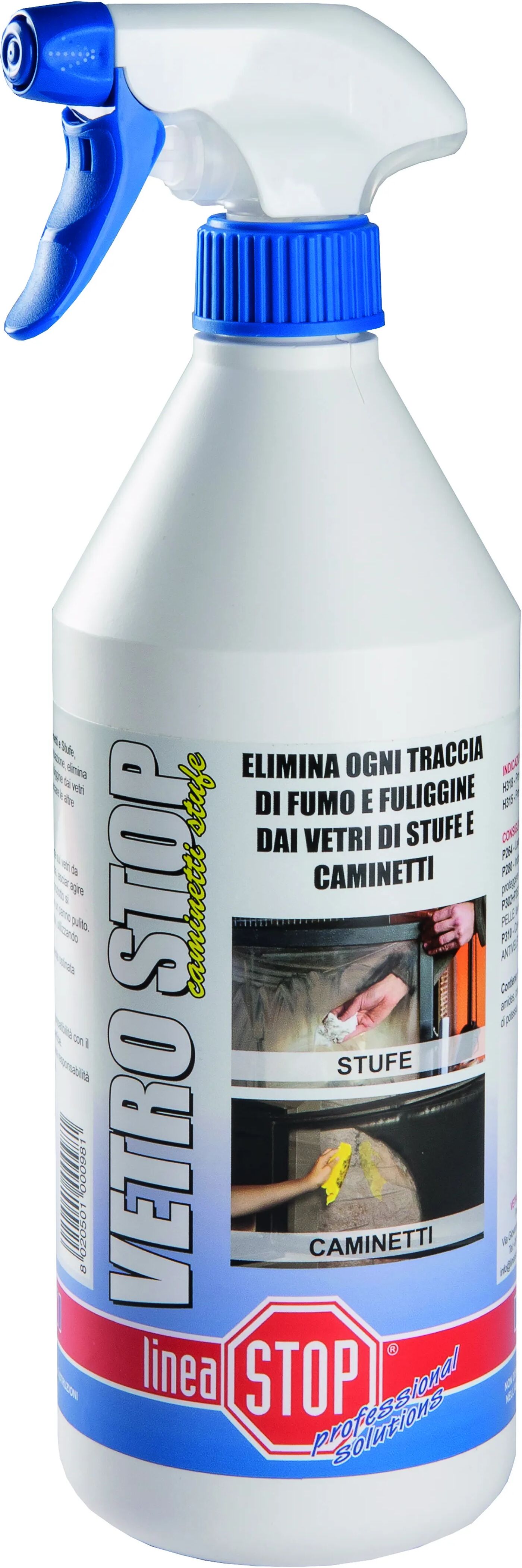 DIXI Pulitore Vetro Stop  0,75 L Stufe E  Caminetti DIXI Pulitore Vetro Stop  0,75 L Stufe E  Caminetti