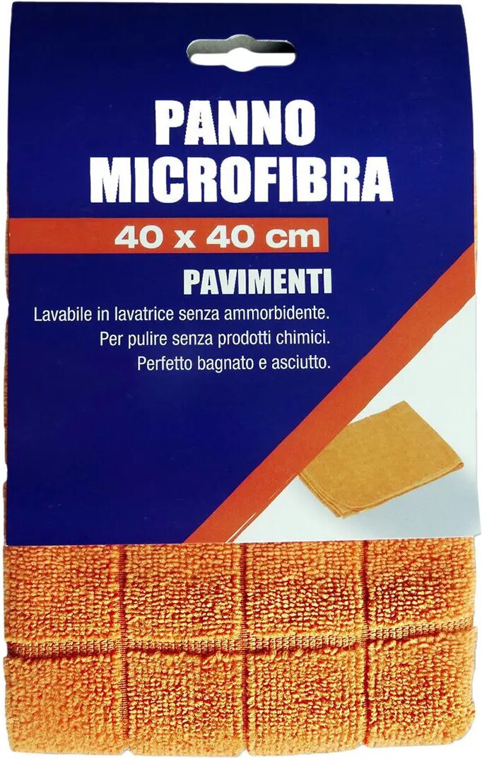 Panno Microfibra Pavimenti 40 X 40 Cm Arancio Nsp