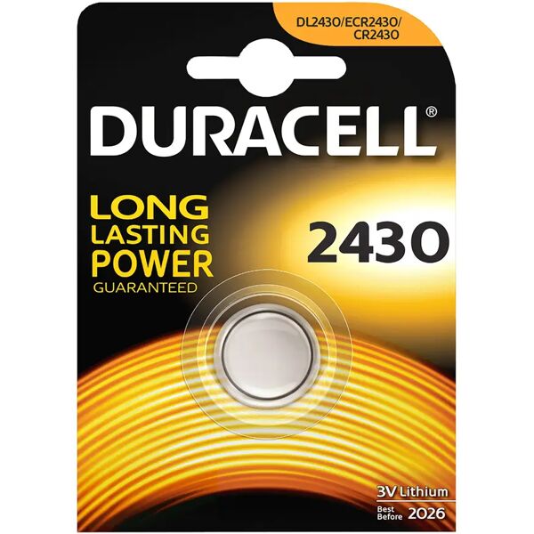 tecnomat batteria duracell bottone 1dl2430 litio 3v