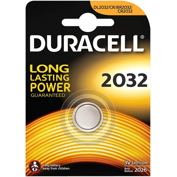 tecnomat 2 batterie duracell a bottone cr2032 lithium 3v