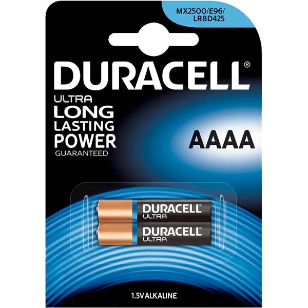 tecnomat 2 batterie duracell specialistiche 1,5v formato aaaa mn2500