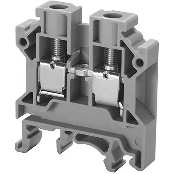 arnocanali morsetto da quadro a vite 6 mmq 10 pz applicabile a scatto per guida din g1 - omega2-3