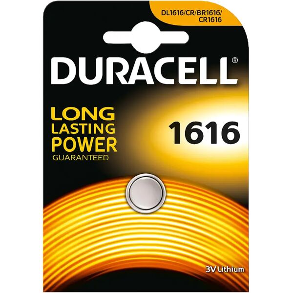 tecnomat batteria duracell bottone 1dl1616 litio 3v