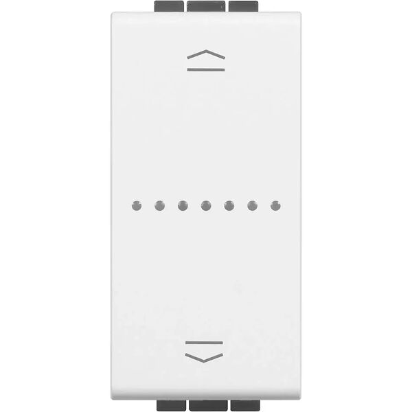 bticino comando tapparella living light smart bianco carico massimo 500w 230v