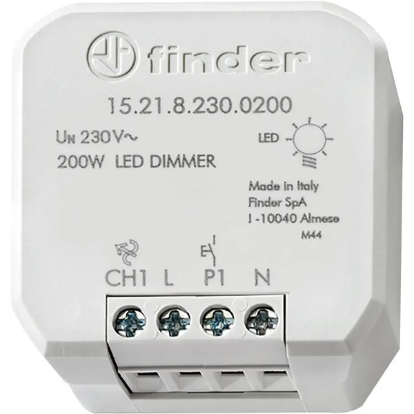 finder dimmer varialuce  led da incasso fino a 200w