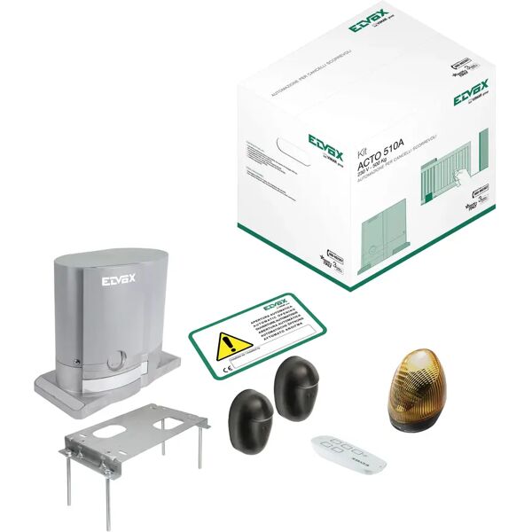 vimar_elvox kit apricancello elvox acto 230 v 410 a per cancello scorrevole peso massimo 500 kg