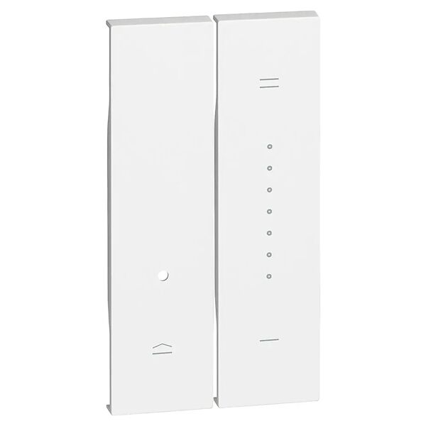 bticino cover dimmer  living now 2 moduli colore bianco