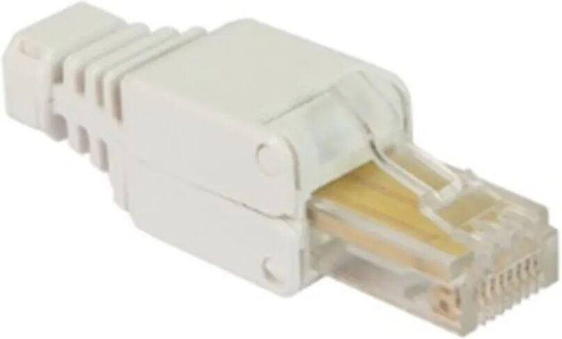 fanton spina modulare plug  utp cat5e per cavo flessibile / rigido a crimpaggio senza utensili