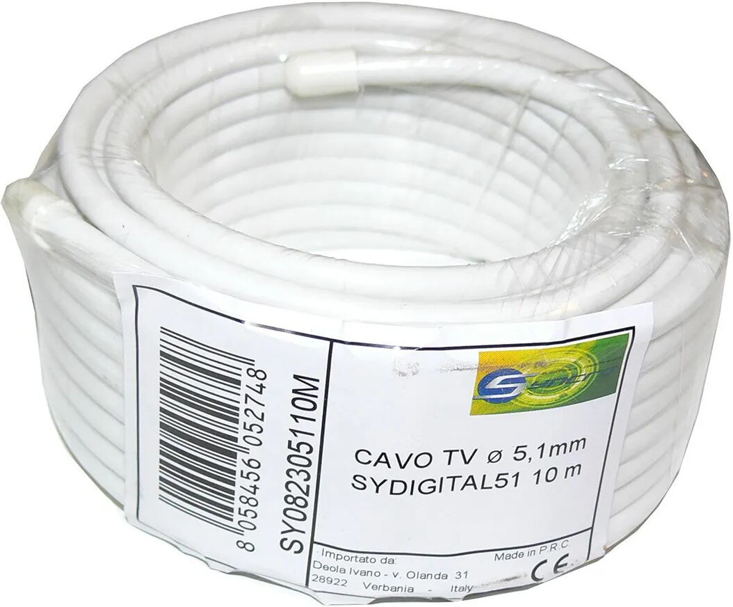 tecnomat cavo antenna tv / sat Ø 5,1 mm 10 m