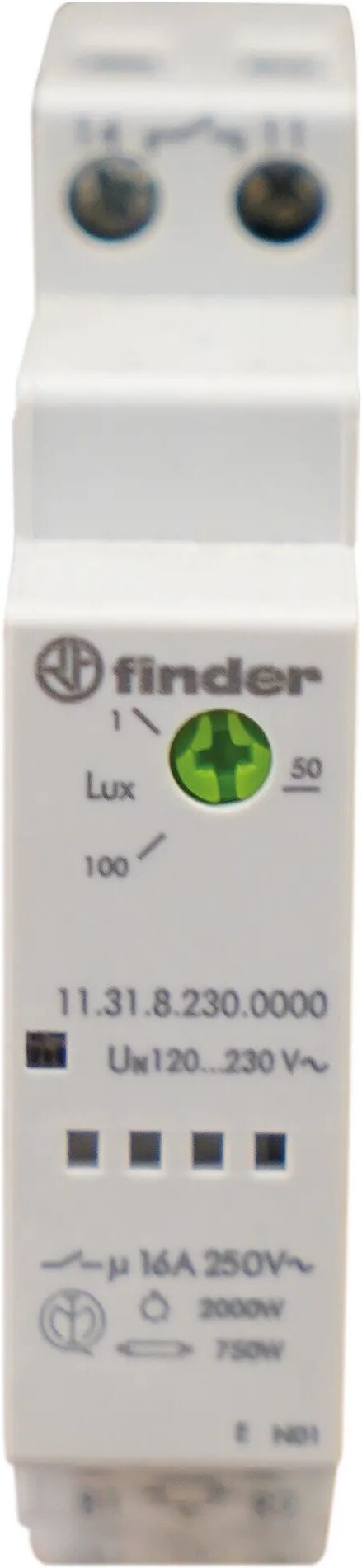 Finder CREPUSCOLARE  1 MODULO 1 NO 16A 230V CON SONDA ESTERNA