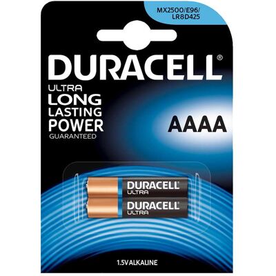 Duracell 2 BATTERIE SPECIALISTICHE 1,5V FORMATO AAAA MN2500 Duracell 2 BATTERIE SPECIALISTICHE 1,5V FORMATO AAAA MN2500