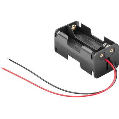Tecnomat PORTABATTERIE CON CAVI 4xAA NERO ANTIPOLVERE DIMENSIONI 57,6x31x31mm Tecnomat PORTABATTERIE CON CAVI 4xAA NERO ANTIPOLVERE DIMENSIONI 57,6x31x31mm