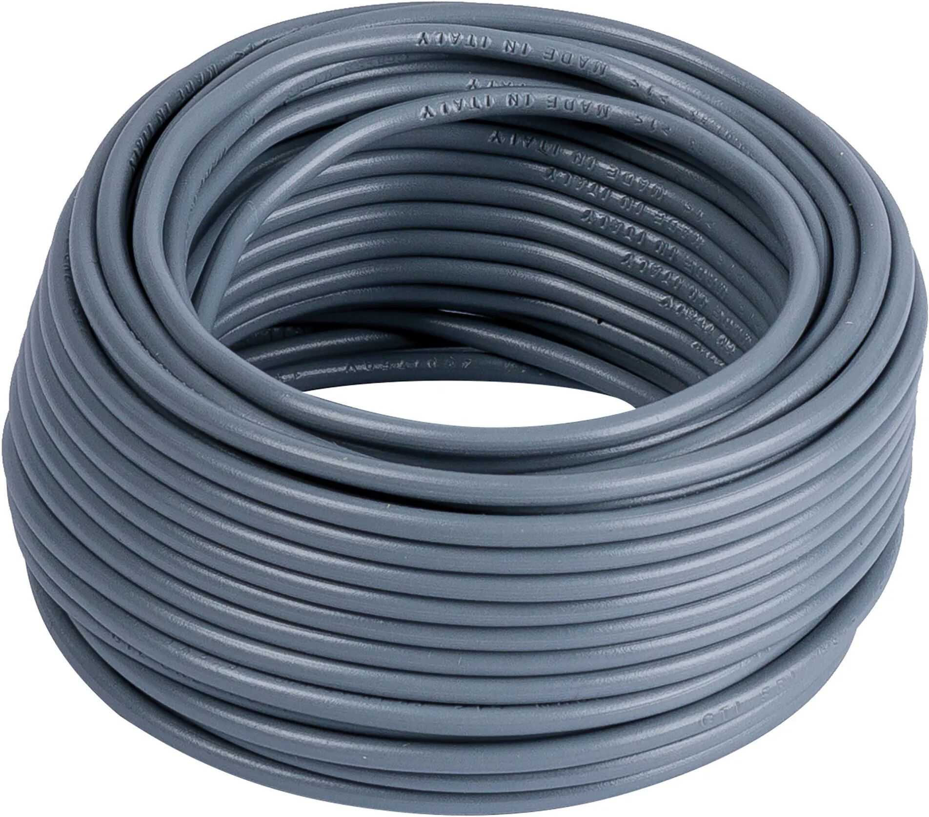 GO-AT Cavo Unipolare Fs17 450/750 Sezione 1x2,5 Mmq Colore Grigio Matassa Da 15 M