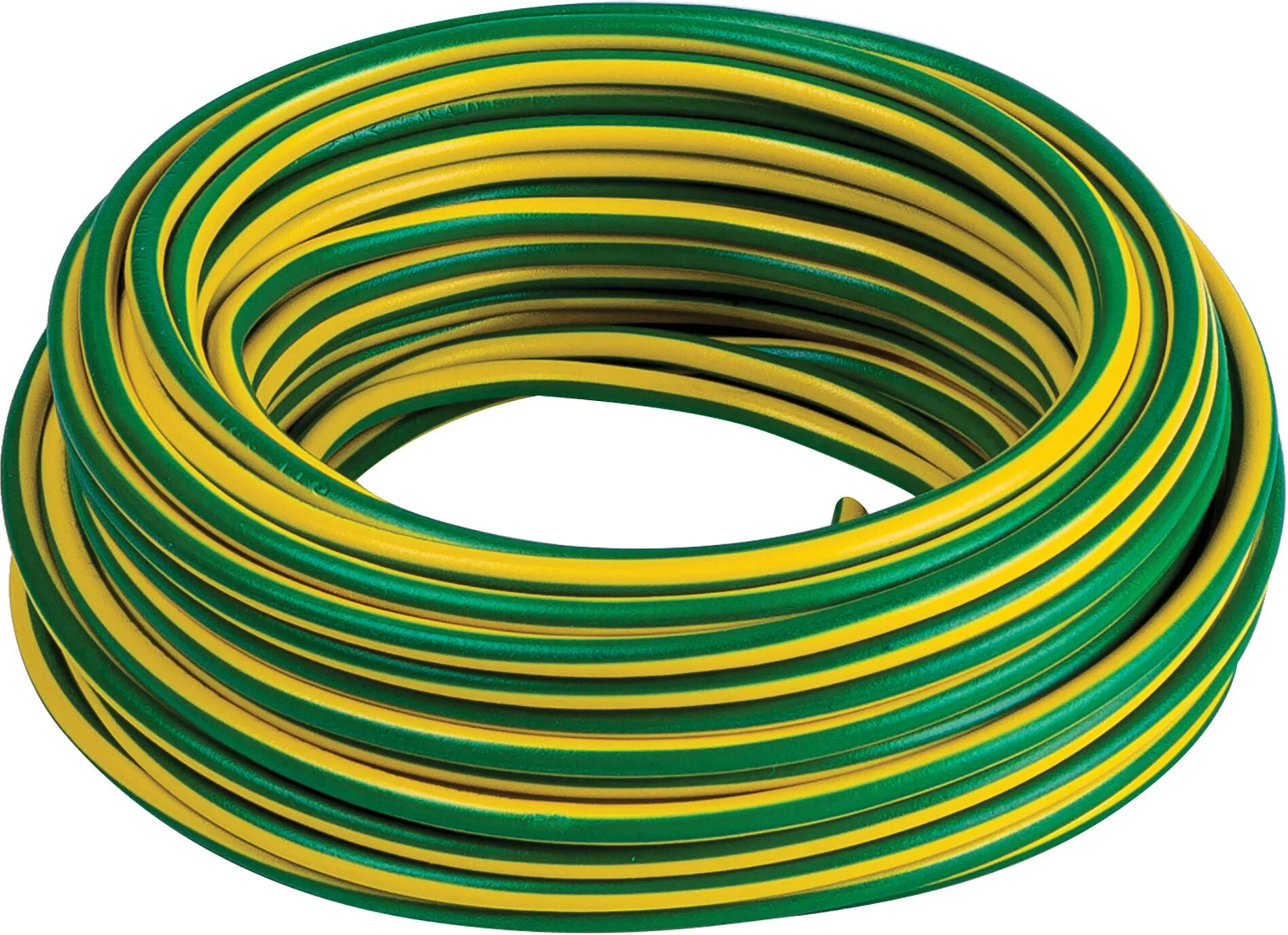 GO-AT Cavo Unipolare Fs17 450/750 Sezione 1x2,5 Mmq Colore Giallo/ Verde Matassa Da 15 M